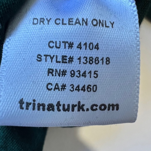 Trina Turk Jumpsuit Deep Ocean Teal - Picture 13 of 14